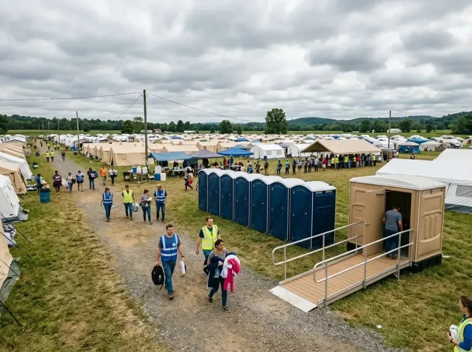 disaster-relief-camp-restrooms-010 — frequently asked questions, Dumpster & Portable Bathrooms Rental in Indian Mountain Lak…